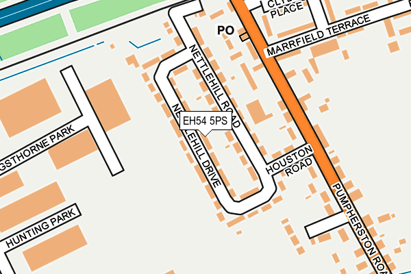 EH54 5PS map - OS OpenMap – Local (Ordnance Survey) EH54 5PS map - OS OpenMap – Local (Ordnance Survey)