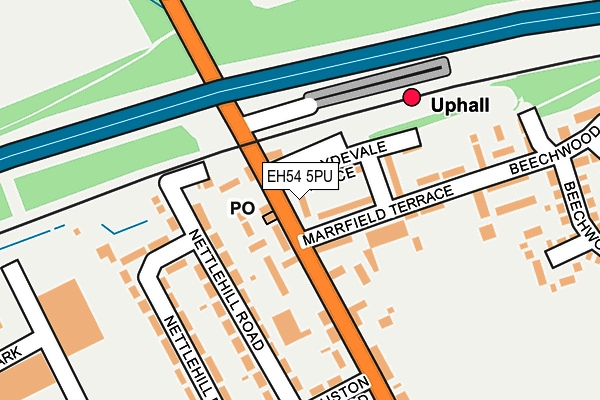EH54 5PU map - OS OpenMap – Local (Ordnance Survey) EH54 5PU map - OS OpenMap – Local (Ordnance Survey)