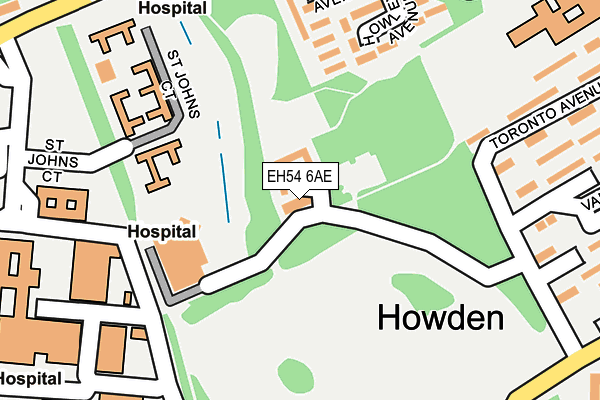 EH54 6AE map - OS OpenMap – Local (Ordnance Survey) EH54 6AE map - OS OpenMap – Local (Ordnance Survey)