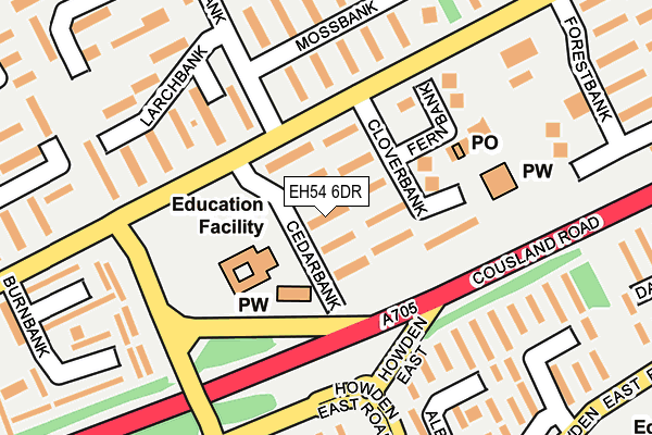 EH54 6DR map - OS OpenMap – Local (Ordnance Survey) EH54 6DR map - OS OpenMap – Local (Ordnance Survey)