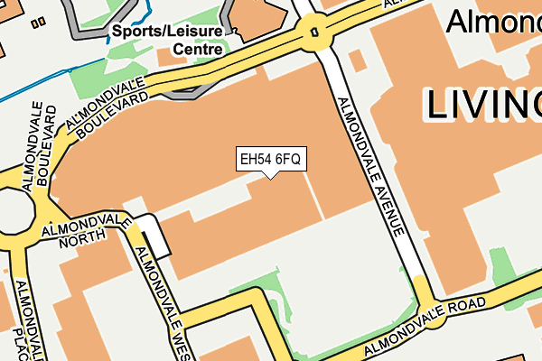 EH54 6FQ map - OS OpenMap – Local (Ordnance Survey) EH54 6FQ map - OS OpenMap – Local (Ordnance Survey)