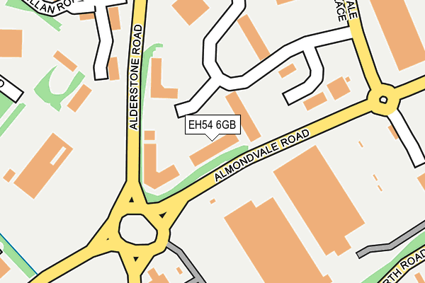 EH54 6GB map - OS OpenMap – Local (Ordnance Survey) EH54 6GB map - OS OpenMap – Local (Ordnance Survey)
