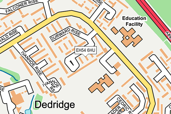 EH54 6HU map - OS OpenMap – Local (Ordnance Survey) EH54 6HU map - OS OpenMap – Local (Ordnance Survey)