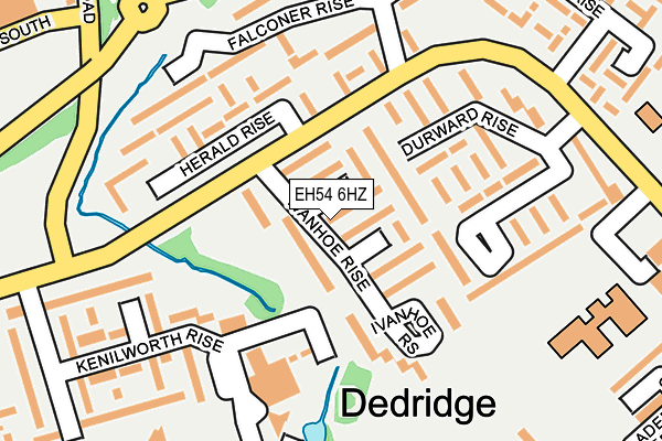 EH54 6HZ map - OS OpenMap – Local (Ordnance Survey) EH54 6HZ map - OS OpenMap – Local (Ordnance Survey)