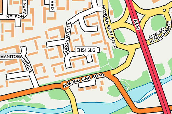 EH54 6LG map - OS OpenMap – Local (Ordnance Survey) EH54 6LG map - OS OpenMap – Local (Ordnance Survey)