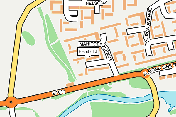 EH54 6LJ map - OS OpenMap – Local (Ordnance Survey) EH54 6LJ map - OS OpenMap – Local (Ordnance Survey)