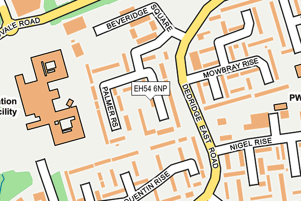 EH54 6NP map - OS OpenMap – Local (Ordnance Survey) EH54 6NP map - OS OpenMap – Local (Ordnance Survey)