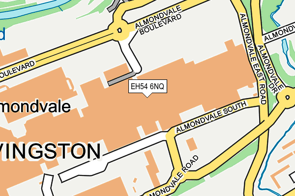 EH54 6NQ map - OS OpenMap – Local (Ordnance Survey) EH54 6NQ map - OS OpenMap – Local (Ordnance Survey)