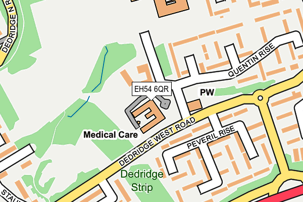 EH54 6QR map - OS OpenMap – Local (Ordnance Survey) EH54 6QR map - OS OpenMap – Local (Ordnance Survey)