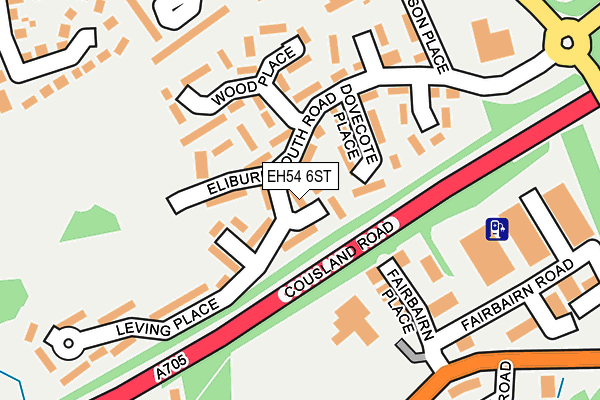 EH54 6ST map - OS OpenMap – Local (Ordnance Survey) EH54 6ST map - OS OpenMap – Local (Ordnance Survey)