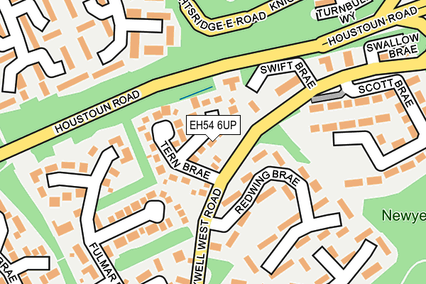 EH54 6UP map - OS OpenMap – Local (Ordnance Survey) EH54 6UP map - OS OpenMap – Local (Ordnance Survey)