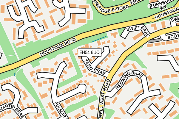 EH54 6UQ map - OS OpenMap – Local (Ordnance Survey) EH54 6UQ map - OS OpenMap – Local (Ordnance Survey)