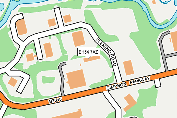 EH54 7AZ map - OS OpenMap – Local (Ordnance Survey) EH54 7AZ map - OS OpenMap – Local (Ordnance Survey)