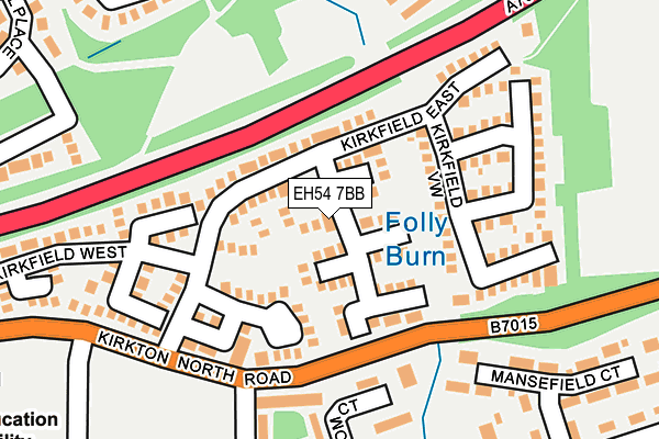 EH54 7BB map - OS OpenMap – Local (Ordnance Survey) EH54 7BB map - OS OpenMap – Local (Ordnance Survey)