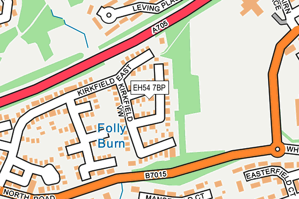 EH54 7BP map - OS OpenMap – Local (Ordnance Survey) EH54 7BP map - OS OpenMap – Local (Ordnance Survey)