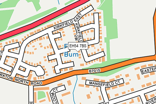 EH54 7BS map - OS OpenMap – Local (Ordnance Survey) EH54 7BS map - OS OpenMap – Local (Ordnance Survey)