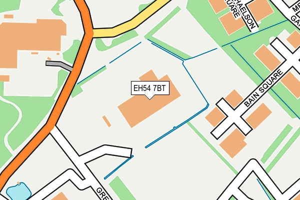 EH54 7BT map - OS OpenMap – Local (Ordnance Survey) EH54 7BT map - OS OpenMap – Local (Ordnance Survey)