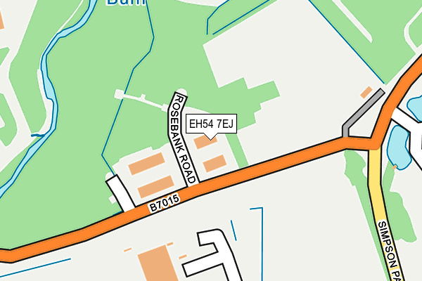 EH54 7EJ map - OS OpenMap – Local (Ordnance Survey) EH54 7EJ map - OS OpenMap – Local (Ordnance Survey)
