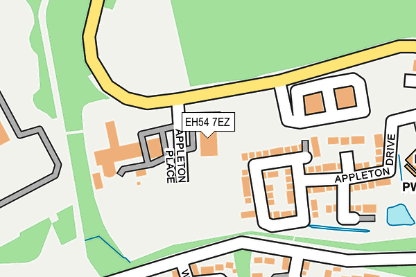 EH54 7EZ map - OS OpenMap – Local (Ordnance Survey) EH54 7EZ map - OS OpenMap – Local (Ordnance Survey)