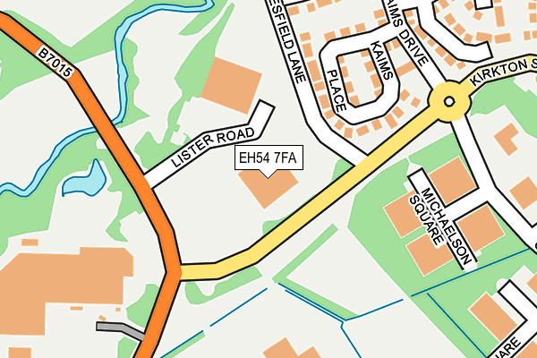 EH54 7FA map - OS OpenMap – Local (Ordnance Survey) EH54 7FA map - OS OpenMap – Local (Ordnance Survey)