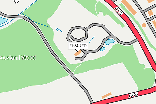 EH54 7FD map - OS OpenMap – Local (Ordnance Survey) EH54 7FD map - OS OpenMap – Local (Ordnance Survey)