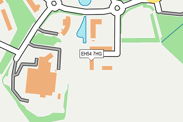EH54 7HG map - OS OpenMap – Local (Ordnance Survey) EH54 7HG map - OS OpenMap – Local (Ordnance Survey)