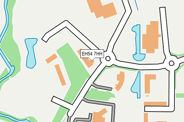 EH54 7HH map - OS OpenMap – Local (Ordnance Survey) EH54 7HH map - OS OpenMap – Local (Ordnance Survey)