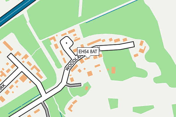 EH54 8AT map - OS OpenMap – Local (Ordnance Survey) EH54 8AT map - OS OpenMap – Local (Ordnance Survey)