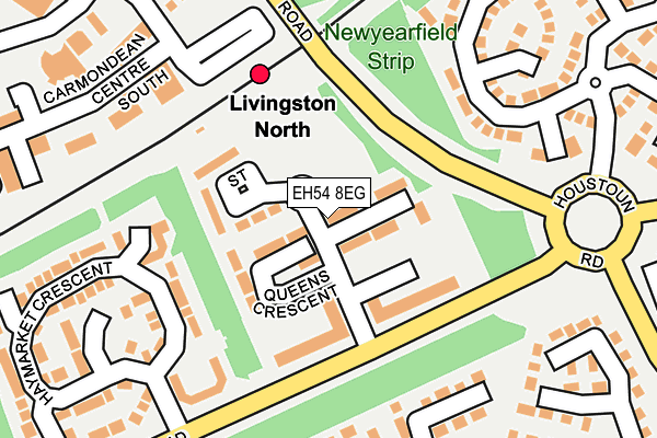 EH54 8EG map - OS OpenMap – Local (Ordnance Survey) EH54 8EG map - OS OpenMap – Local (Ordnance Survey)