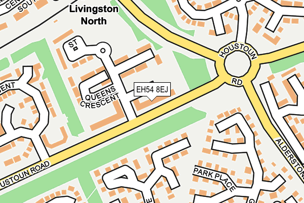 EH54 8EJ map - OS OpenMap – Local (Ordnance Survey) EH54 8EJ map - OS OpenMap – Local (Ordnance Survey)