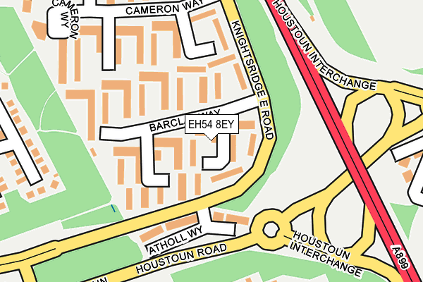 EH54 8EY map - OS OpenMap – Local (Ordnance Survey) EH54 8EY map - OS OpenMap – Local (Ordnance Survey)