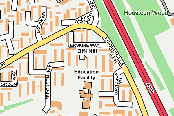 EH54 8HH map - OS OpenMap – Local (Ordnance Survey) EH54 8HH map - OS OpenMap – Local (Ordnance Survey)