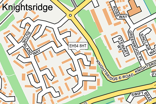 EH54 8HT map - OS OpenMap – Local (Ordnance Survey) EH54 8HT map - OS OpenMap – Local (Ordnance Survey)
