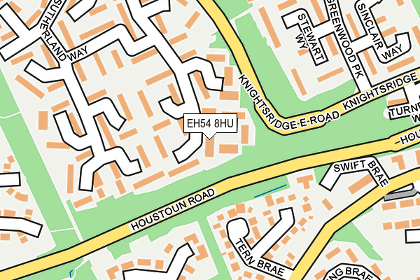 EH54 8HU map - OS OpenMap – Local (Ordnance Survey) EH54 8HU map - OS OpenMap – Local (Ordnance Survey)