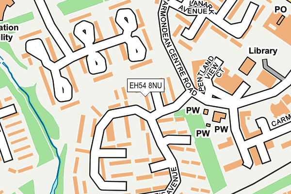 EH54 8NU map - OS OpenMap – Local (Ordnance Survey) EH54 8NU map - OS OpenMap – Local (Ordnance Survey)