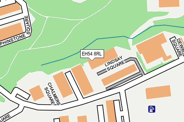 EH54 8RL map - OS OpenMap – Local (Ordnance Survey) EH54 8RL map - OS OpenMap – Local (Ordnance Survey)
