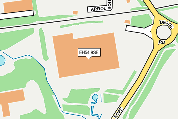 EH54 8SE map - OS OpenMap – Local (Ordnance Survey) EH54 8SE map - OS OpenMap – Local (Ordnance Survey)