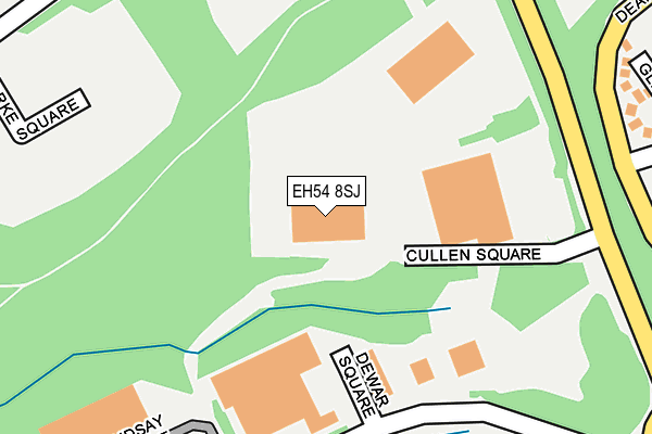 EH54 8SJ map - OS OpenMap – Local (Ordnance Survey) EH54 8SJ map - OS OpenMap – Local (Ordnance Survey)