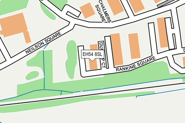 EH54 8SL map - OS OpenMap – Local (Ordnance Survey) EH54 8SL map - OS OpenMap – Local (Ordnance Survey)