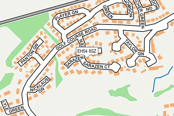 EH54 8SZ map - OS OpenMap – Local (Ordnance Survey) EH54 8SZ map - OS OpenMap – Local (Ordnance Survey)