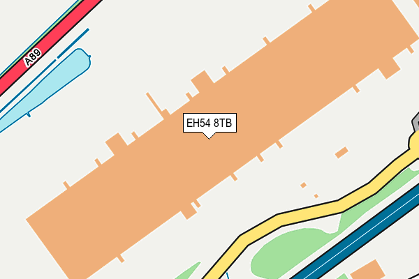 EH54 8TB map - OS OpenMap – Local (Ordnance Survey) EH54 8TB map - OS OpenMap – Local (Ordnance Survey)