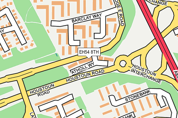 EH54 8TH map - OS OpenMap – Local (Ordnance Survey) EH54 8TH map - OS OpenMap – Local (Ordnance Survey)
