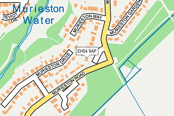 EH54 9AP map - OS OpenMap – Local (Ordnance Survey) EH54 9AP map - OS OpenMap – Local (Ordnance Survey)