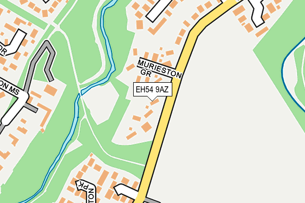 EH54 9AZ map - OS OpenMap – Local (Ordnance Survey) EH54 9AZ map - OS OpenMap – Local (Ordnance Survey)