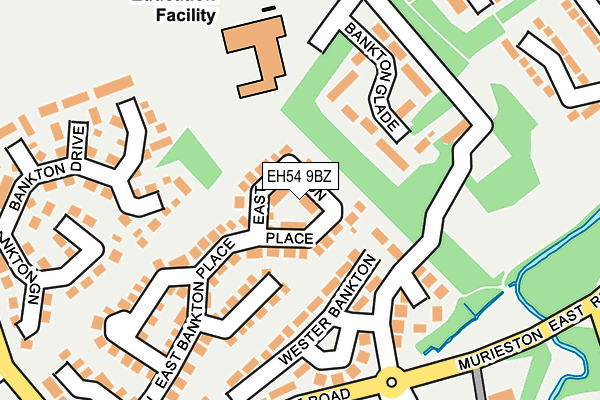 EH54 9BZ map - OS OpenMap – Local (Ordnance Survey) EH54 9BZ map - OS OpenMap – Local (Ordnance Survey)