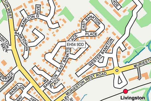 EH54 9DD map - OS OpenMap – Local (Ordnance Survey) EH54 9DD map - OS OpenMap – Local (Ordnance Survey)