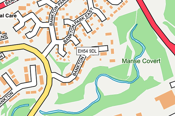 EH54 9DL map - OS OpenMap – Local (Ordnance Survey) EH54 9DL map - OS OpenMap – Local (Ordnance Survey)