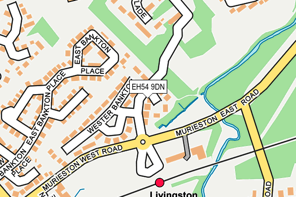 EH54 9DN map - OS OpenMap – Local (Ordnance Survey) EH54 9DN map - OS OpenMap – Local (Ordnance Survey)