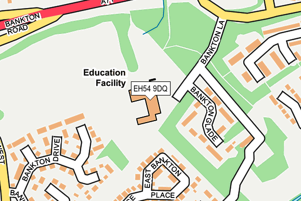 EH54 9DQ map - OS OpenMap – Local (Ordnance Survey) EH54 9DQ map - OS OpenMap – Local (Ordnance Survey)