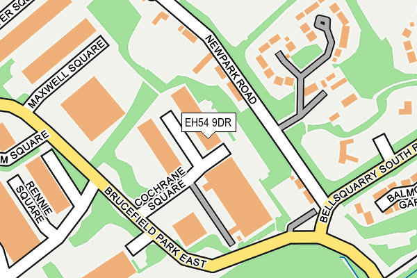 EH54 9DR map - OS OpenMap – Local (Ordnance Survey) EH54 9DR map - OS OpenMap – Local (Ordnance Survey)